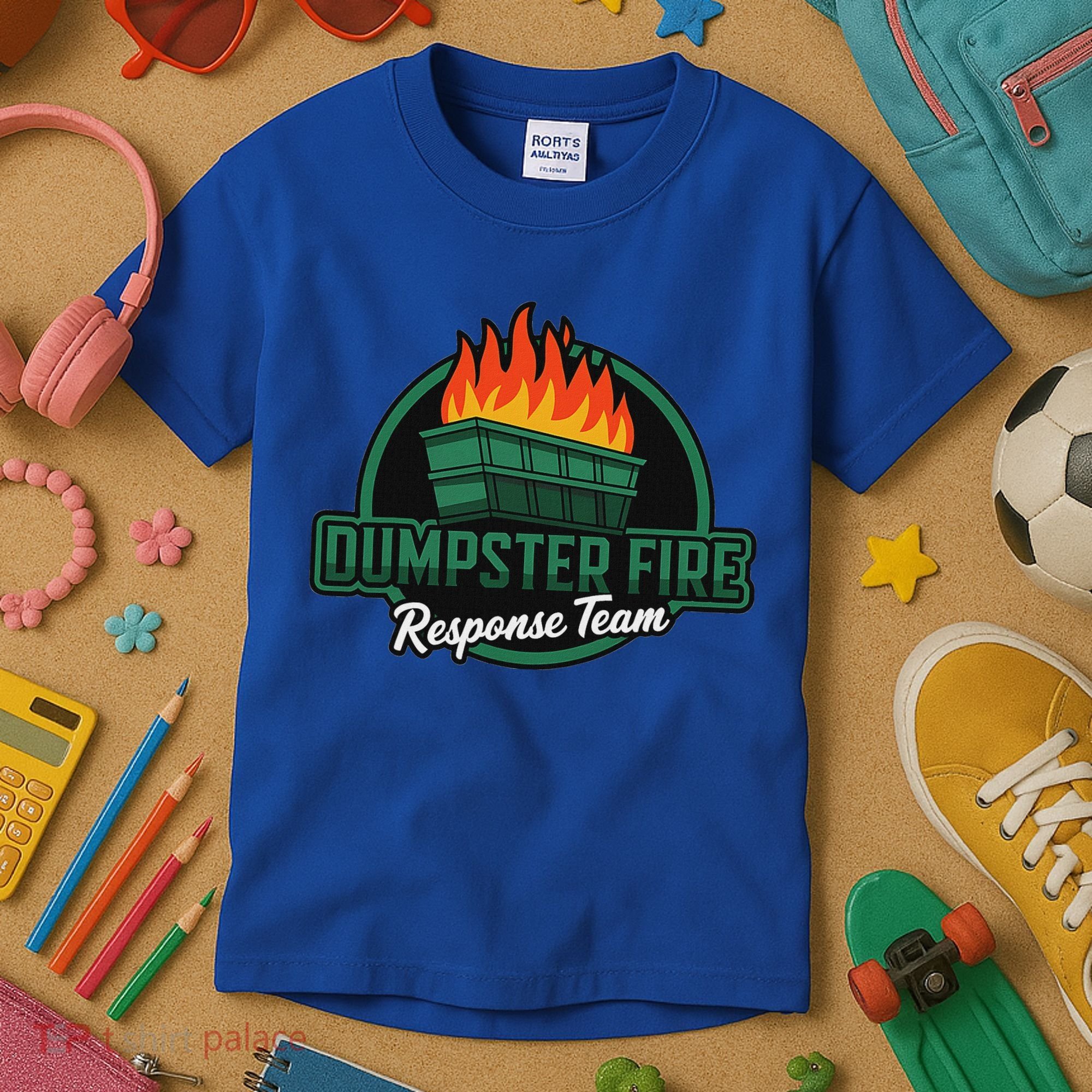 Dumpster Fire Response Team Kids T-Shirt