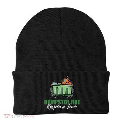 Dumpster Fire Response Team Funny Dumpster Fire Meme Beanie