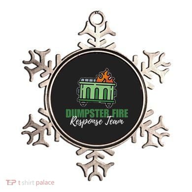 Dumpster Fire Response Team Funny Dumpster Fire Meme Ornament