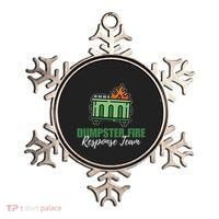 Dumpster Fire Response Team Funny Dumpster Fire Meme Ornament thumb 0