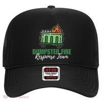 Dumpster Fire Response Team Funny Dumpster Fire Meme Hat thumb 0