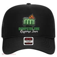 Dumpster Fire Response Team Funny Dumpster Fire Meme Hat thumb 0