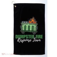 Dumpster Fire Response Team Funny Dumpster Fire Meme Golf Towel thumb 0