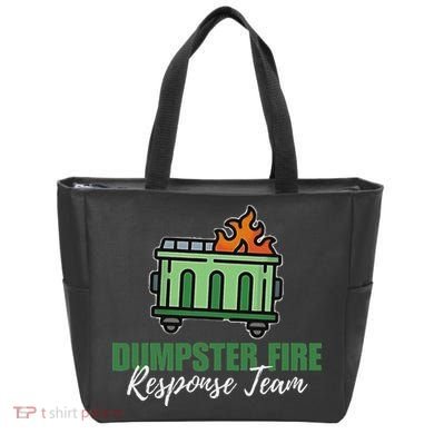 Dumpster Fire Response Team Funny Dumpster Fire Meme Tote Bag
