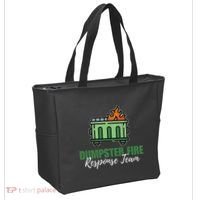 Dumpster Fire Response Team Funny Dumpster Fire Meme Tote Bag thumb 2