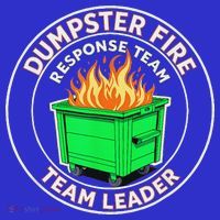Dumpster Fire Response Team Leader  Mousepad thumb 1