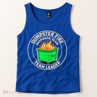 Dumpster Fire Response Team Leader  Tank Top thumb 2