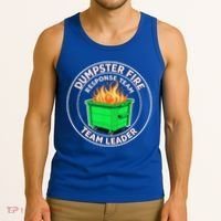 Dumpster Fire Response Team Leader  Tank Top thumb 3