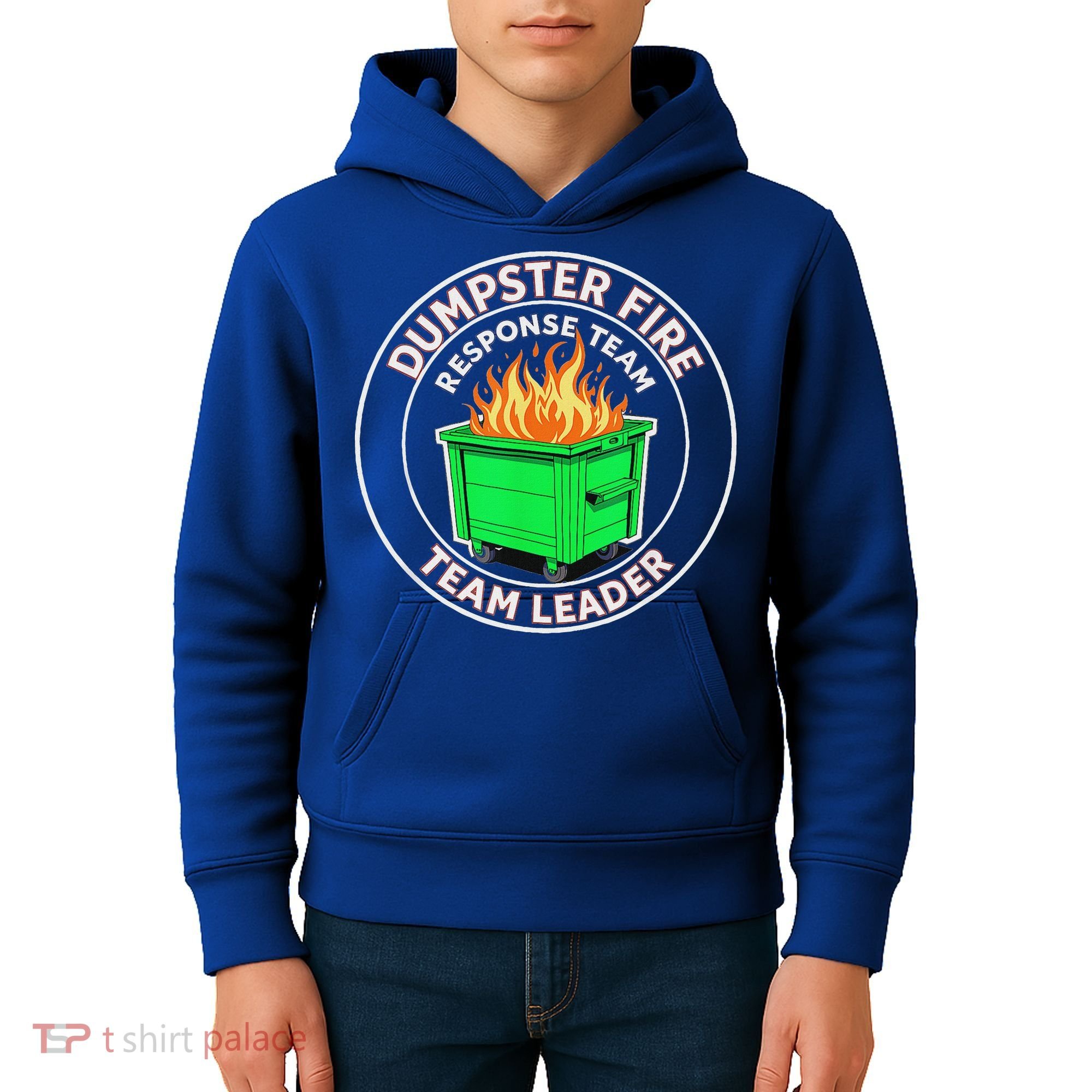 Dumpster Fire Response Team Leader  Kids Hoodie