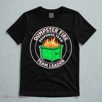 Dumpster Fire Response Team Leader Funny Work Humor T-Shirt thumb 5