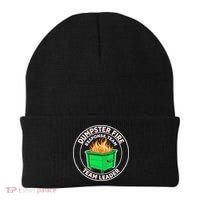 Dumpster Fire Response Team Leader Funny Work Humor Beanie thumb 0