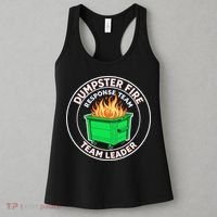 Dumpster Fire Response Team Leader Funny Work Humor Women's Tank Top thumb 3