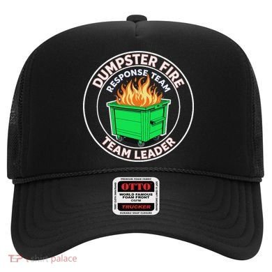 Dumpster Fire Response Team Leader Funny Work Humor Hat