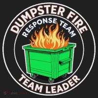 Dumpster Fire Response Team Leader Funny Work Humor Hat thumb 2