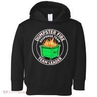 Dumpster Fire Response Team Leader Funny Work Humor Toddler Hoodie thumb 0