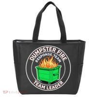 Dumpster Fire Response Team Leader Funny Work Humor Tote Bag thumb 0