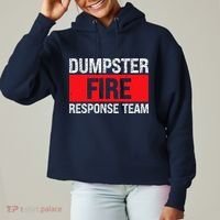 Dumpster Fire Response Team Ladies Heavyweight Boxy Pullover Hoodie thumb 0