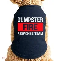 Dumpster Fire Response Team Doggie Tank thumb 0