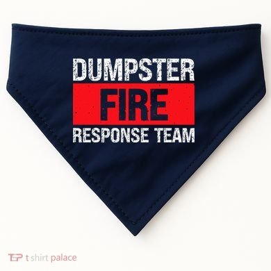 Dumpster Fire Response Team USA-Made Doggie Bandana