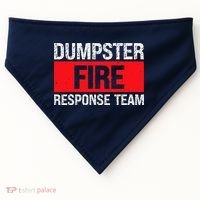 Dumpster Fire Response Team USA-Made Doggie Bandana thumb 0
