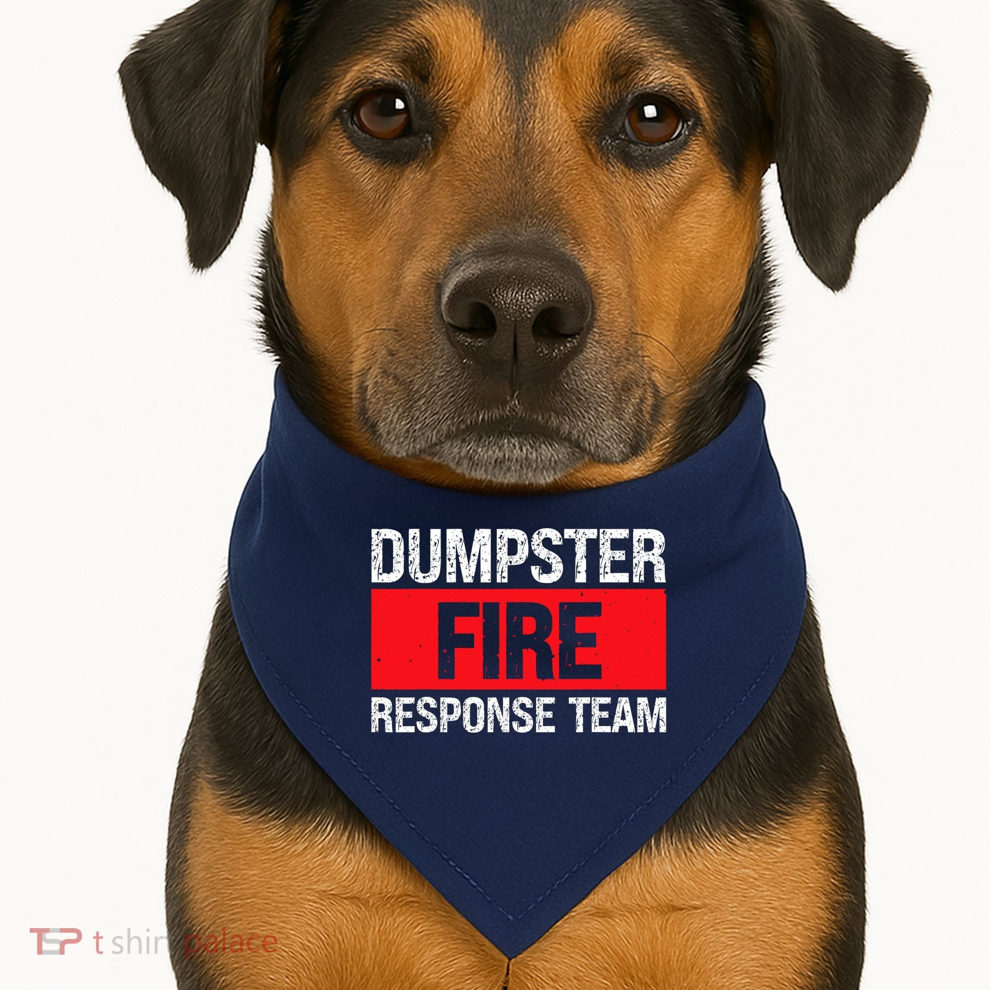 Dumpster Fire Response Team USA-Made Doggie Bandana