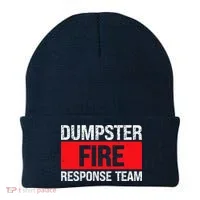 Dumpster Fire Response Team Beanie thumb 0