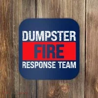 Dumpster Fire Response Team Coaster thumb 0