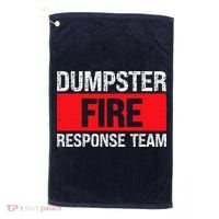 Dumpster Fire Response Team Golf Towel thumb 0
