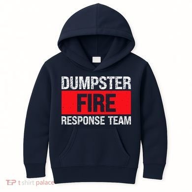 Dumpster Fire Response Team Kids Hoodie