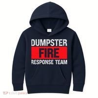 Dumpster Fire Response Team Kids Hoodie thumb 0