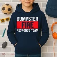 Dumpster Fire Response Team Kids Hoodie thumb 2