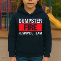 Dumpster Fire Response Team Kids Hoodie thumb 3