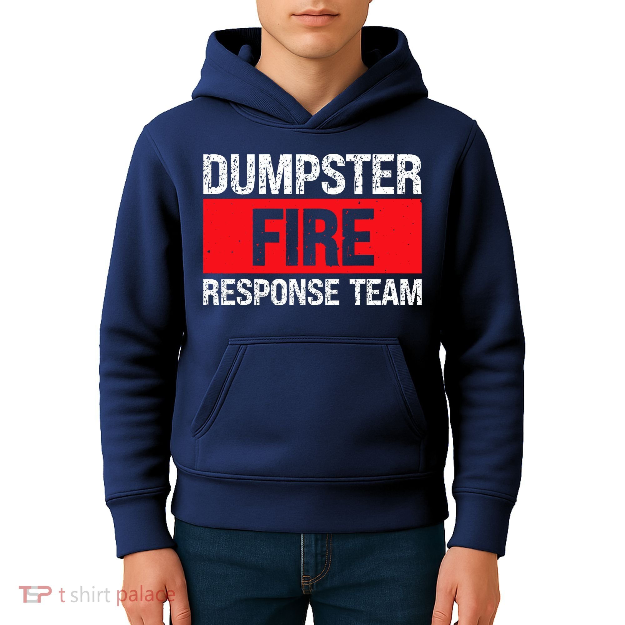 Dumpster Fire Response Team Kids Hoodie