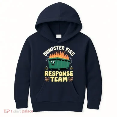 Dumpster Fire Response Team Kids Hoodie