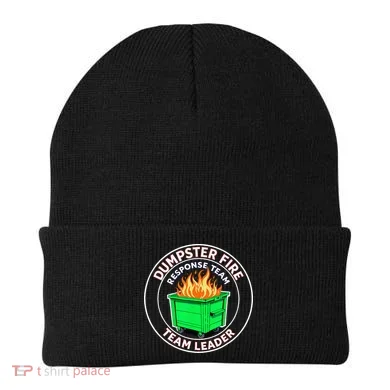 Dumpster Fire Response Team Leader Beanie