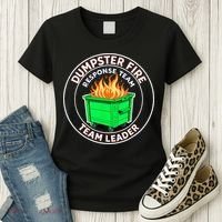Dumpster Fire Response Team Leader Women's T-Shirt thumb 3