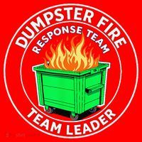 Dumpster Fire Response Team Leader Santa Hat thumb 1