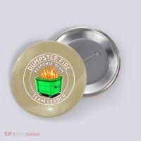 Dumpster Fire Response Team Leader Button thumb 0