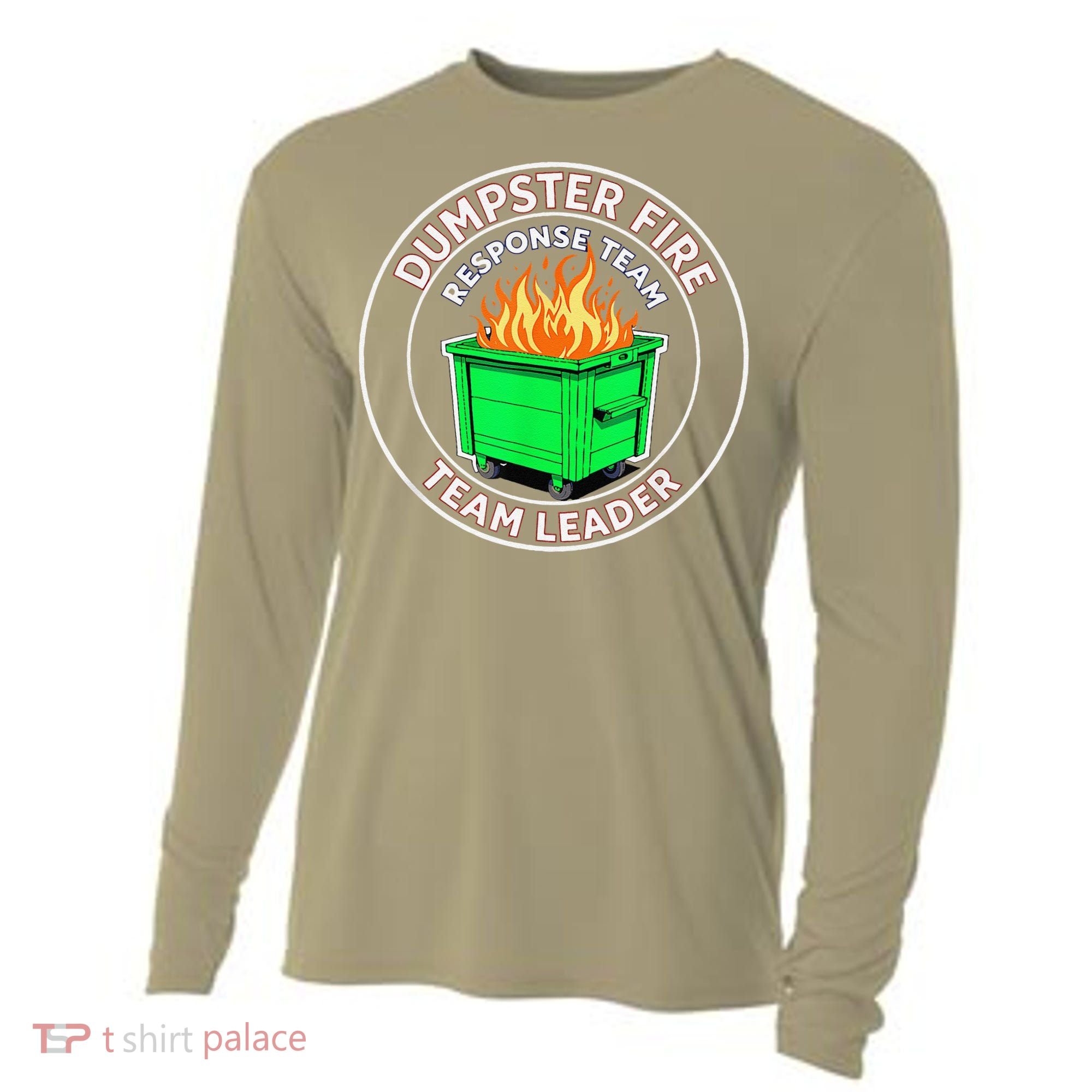 Dumpster Fire Response Team Leader Cooling Performance Long Sleeve Crew