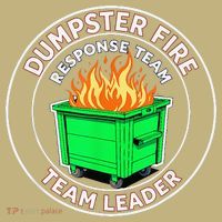 Dumpster Fire Response Team Leader Kids T-Shirt thumb 2