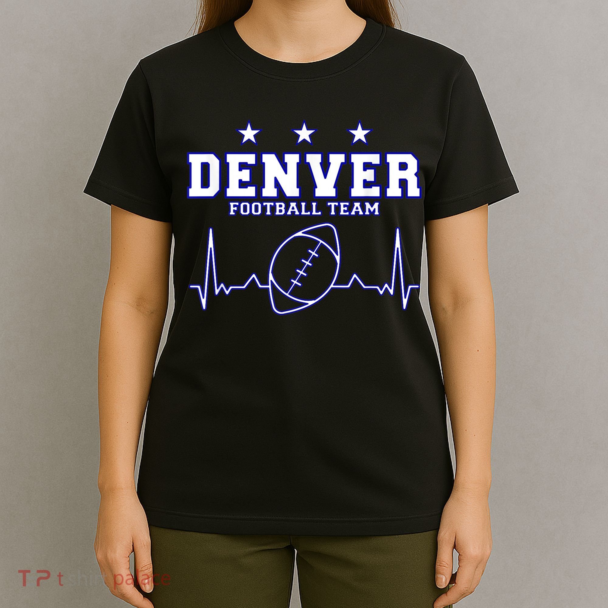 Denver Football Shirt I Football Tshirt I Colorado Bronco T-Shirt