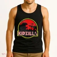 Distressed Funny 'S 'S Birthday Gift Zilla Gift Tank Top thumb 3