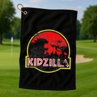 Distressed Funny 'S 'S Birthday Gift Zilla Gift Golf Towel thumb 1