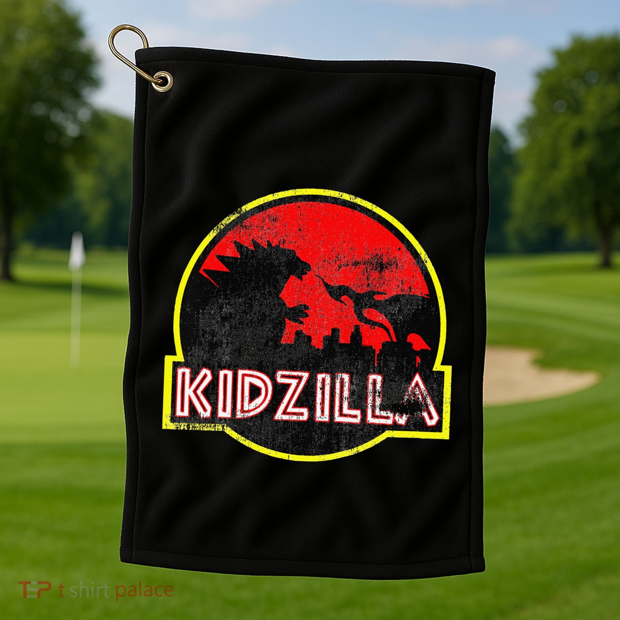 Distressed Funny 'S 'S Birthday Gift Zilla Gift Golf Towel