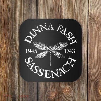 Dinna Fash Sassenach Coaster