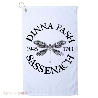 Dinna Fash Sassenach Golf Towel