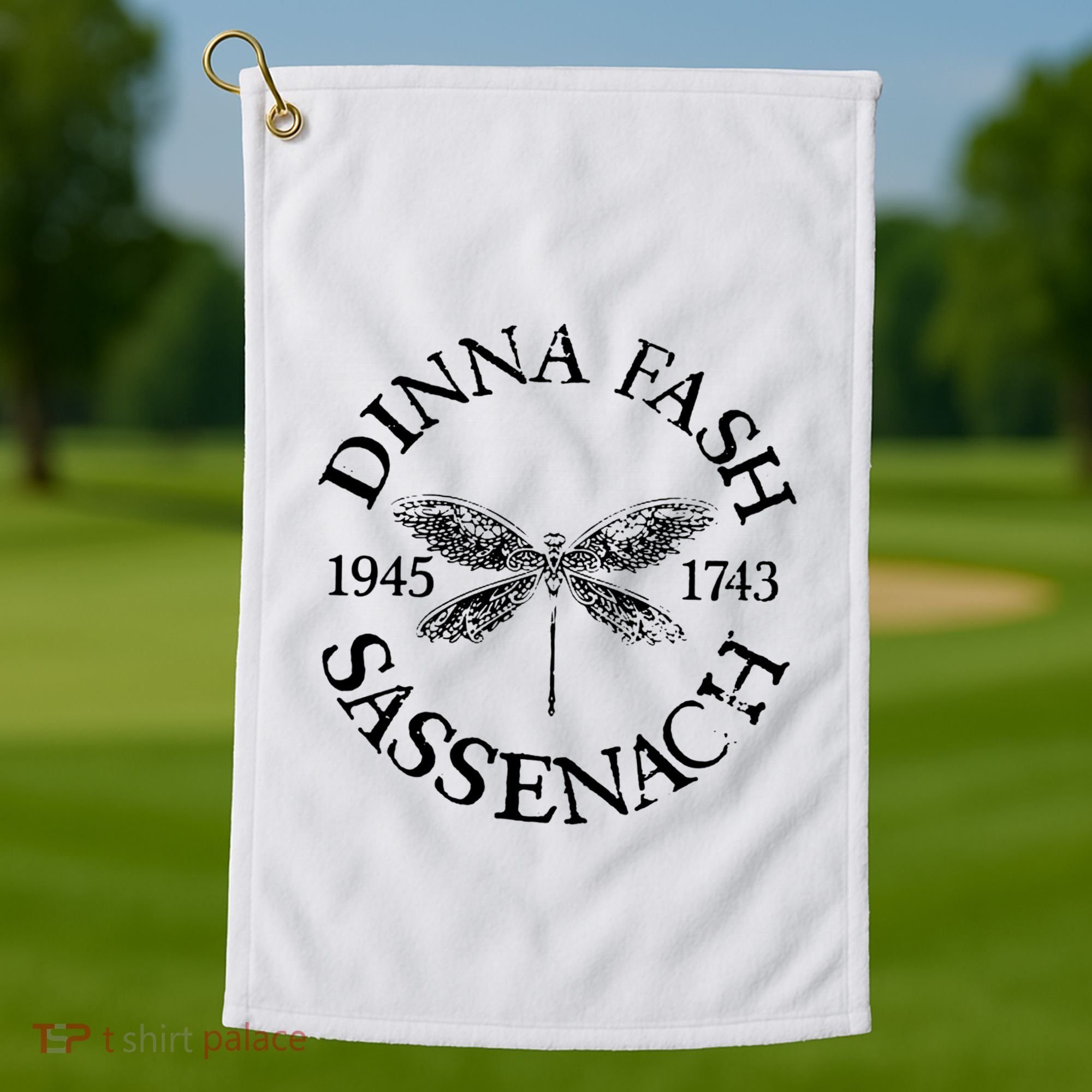Dinna Fash Sassenach Golf Towel