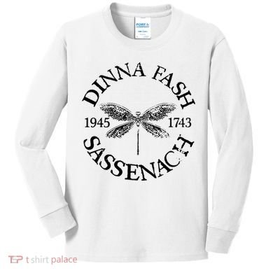 Dinna Fash Sassenach Kids Long Sleeve Shirt