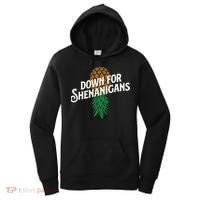 Down For Shenanigans Swinger Couple Upside Down Pineapple Women's Hoodie thumb 0