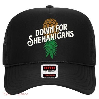Down For Shenanigans Swinger Couple Upside Down Pineapple Hat
